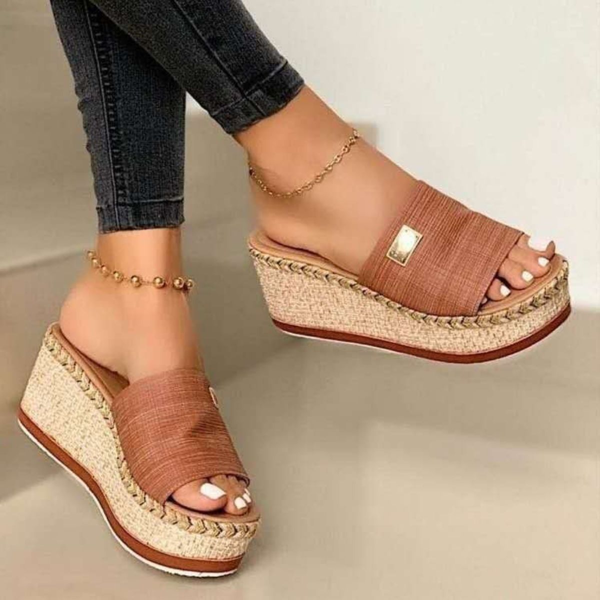 PU Leather Open Toe Sandals - LaTezza Online Shop