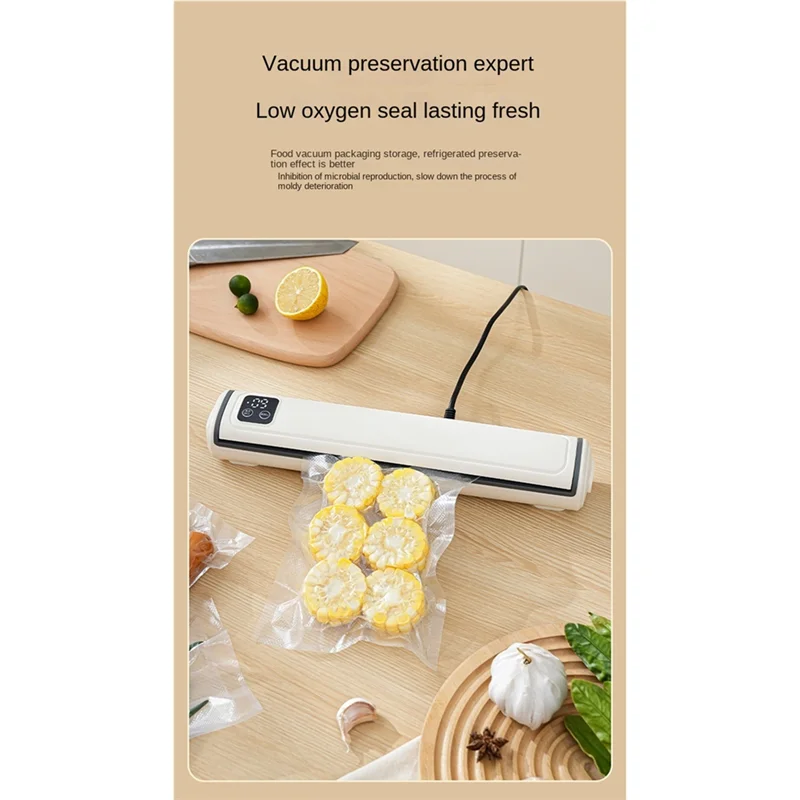 BISM For Home Kitchen, Camping, Travel Portable Vacuum Sealer Machine For Food Storage,Includes 10 Bags Compact EU Plug
