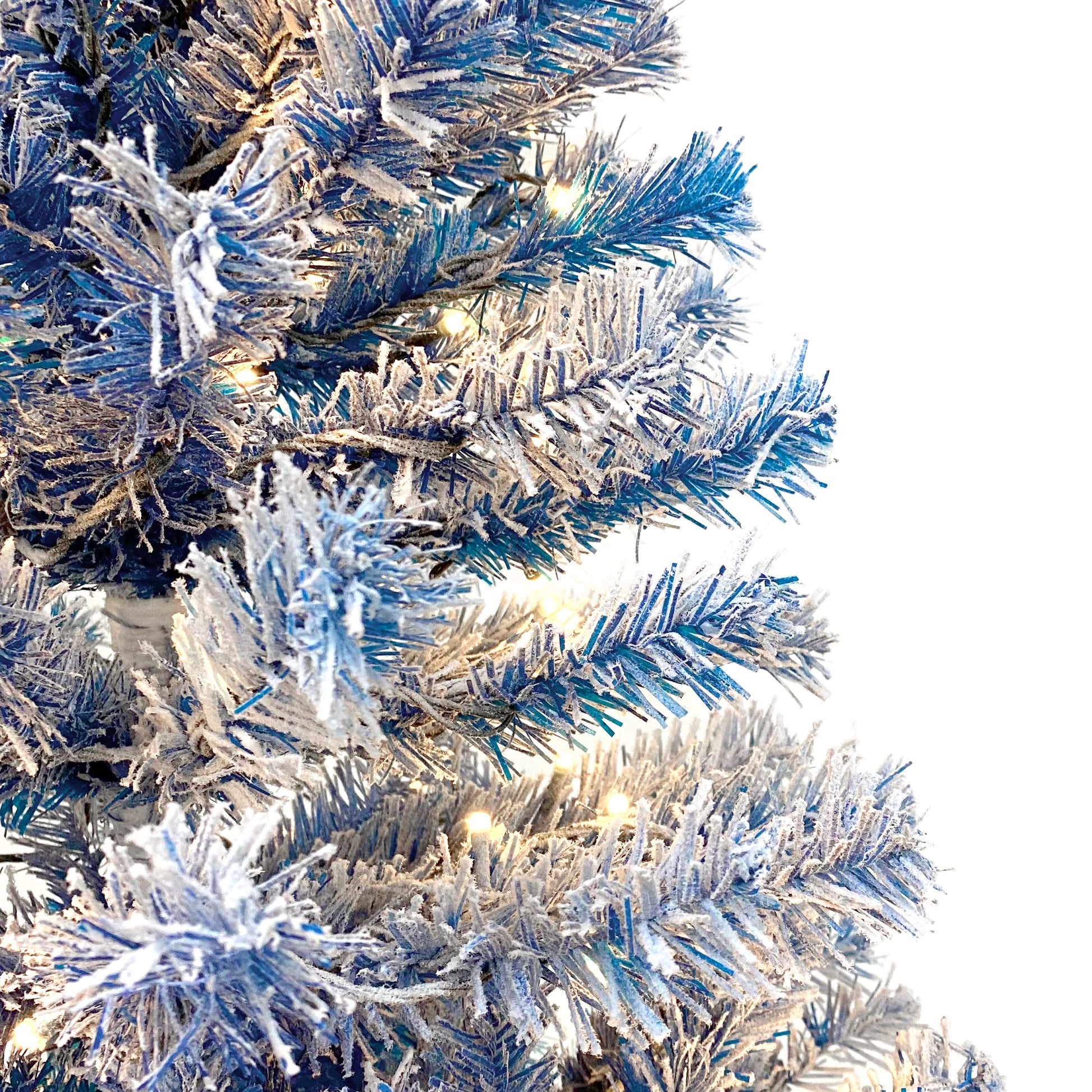6FT pre ignited hinge chain artificial fir Christmas tree with snowflake - LaTezza Online Shop