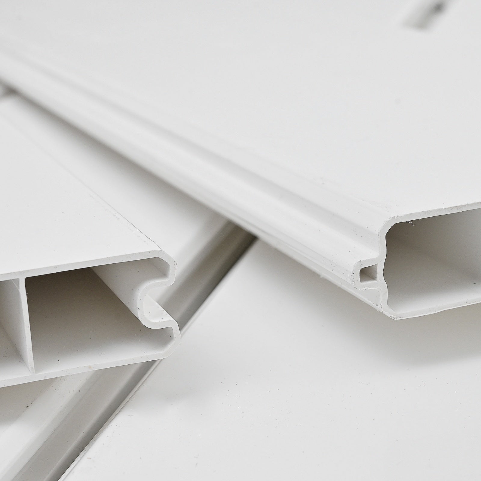 Privacy Fence Panels 6ft.H X 6ft.W WHITE Vinyl Full Set Of 2 Pcs - LaTezza Online Shop