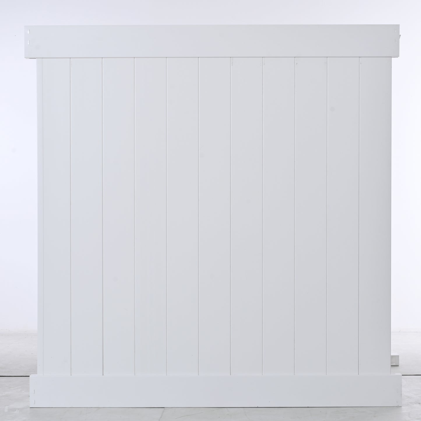Privacy Fence Panels 6ft.H x 6ft.W WHITE Vinyl Full set of 2 Pcs - LaTezza Online Shop