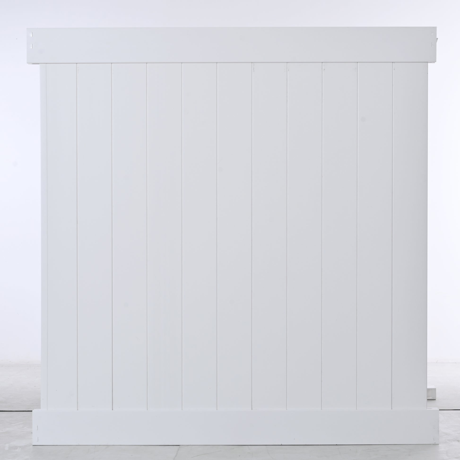 Privacy Fence Panels 6ft.H x 6ft.W WHITE Vinyl Full set of 2 Pcs - LaTezza Online Shop