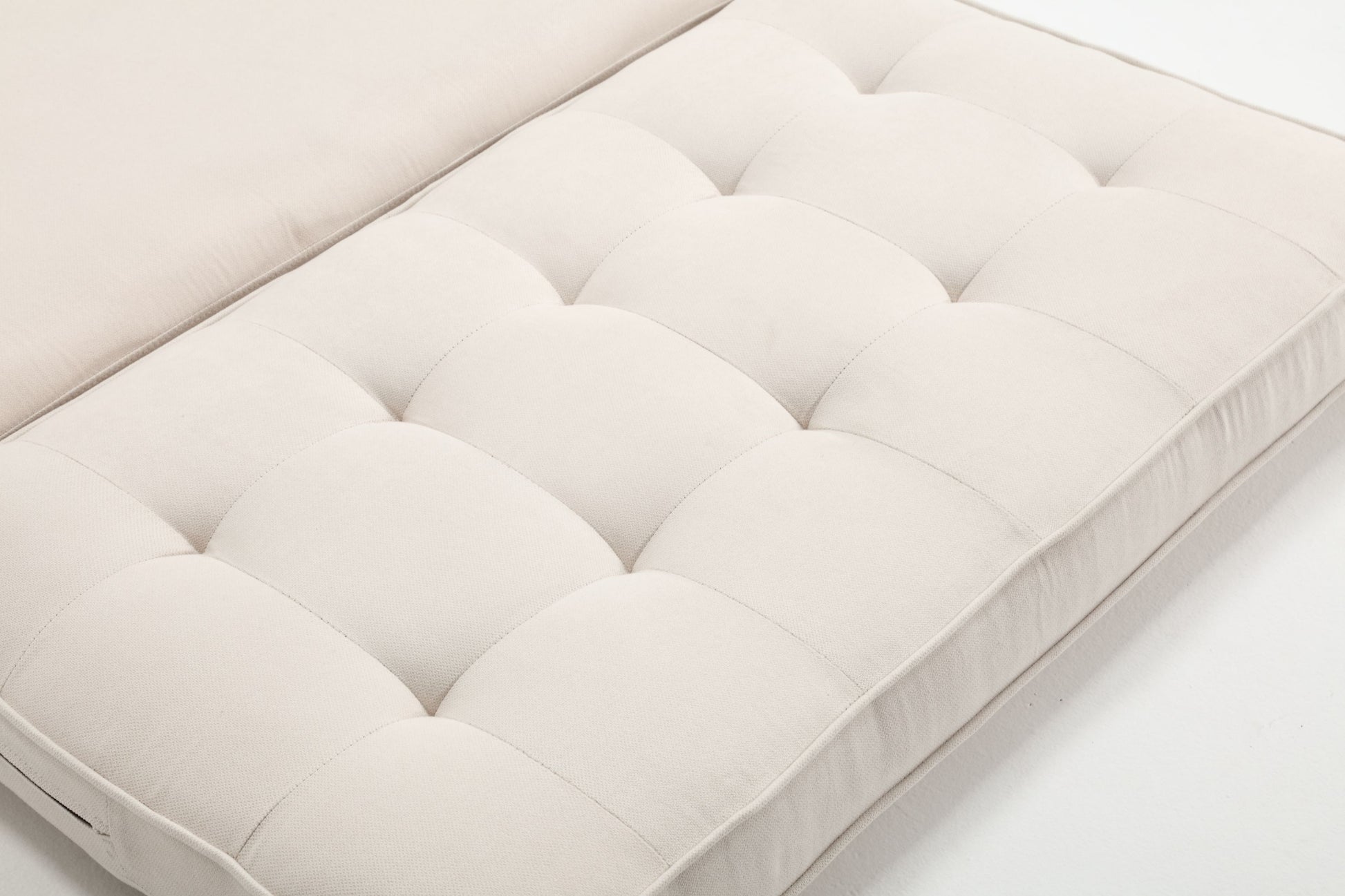 3 Fold Sofa Convertible Futon Couch sleeper sofabed Space saving loveseat Dark Gray & Light Gray & Beige - LaTezza Online Shop