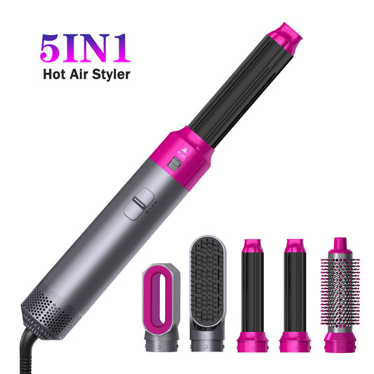 5 in 1 Hair Styler Professional Hair Dryer Brush Blow Dryer Air Wrap Hot Air Brush - LaTezza Online Shop