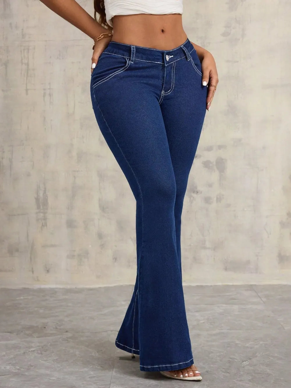 Flare Jeans with Pockets - LaTezza Online Shop