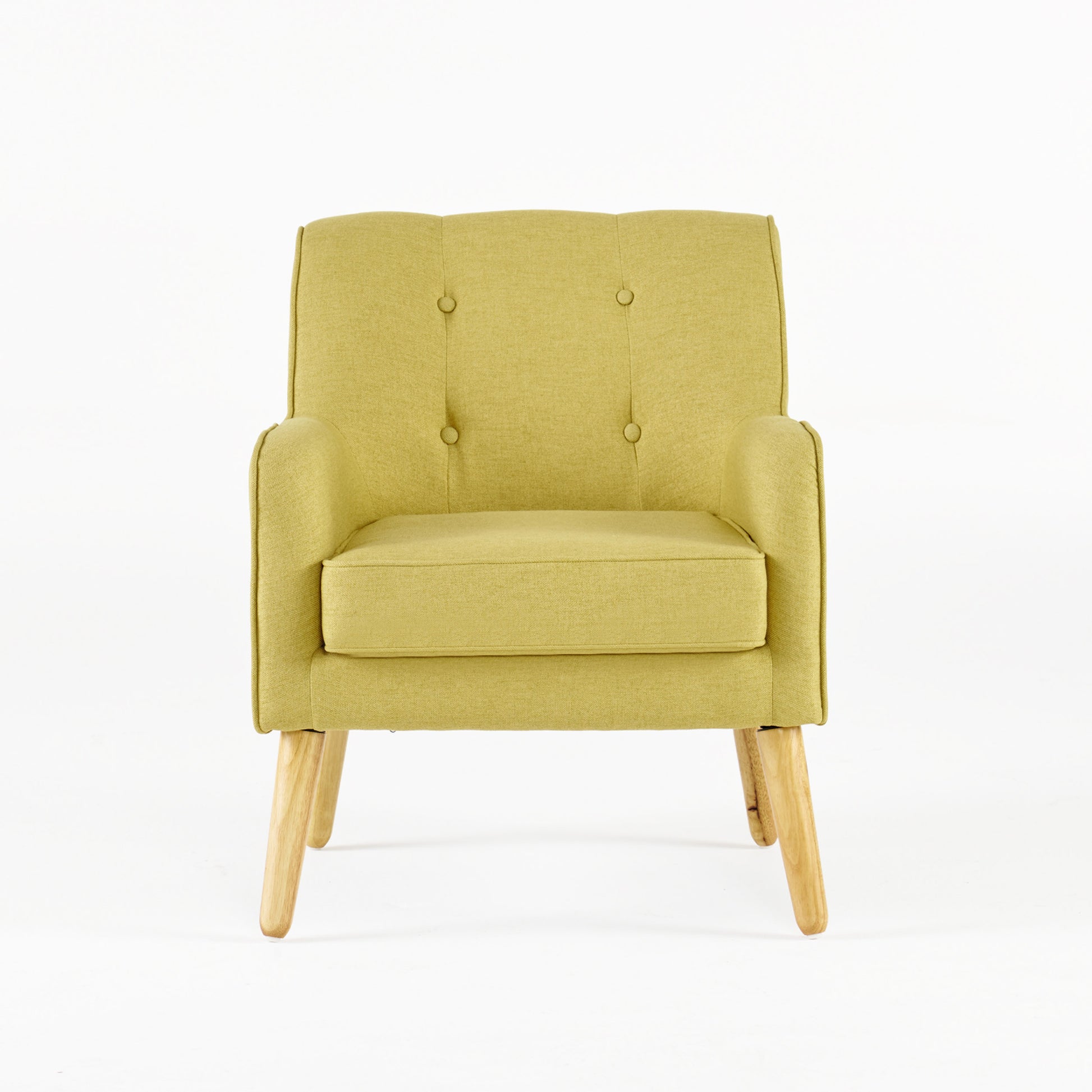 Yellow Midcentury Modern Arm Chair for Living Room - LaTezza Online Shop