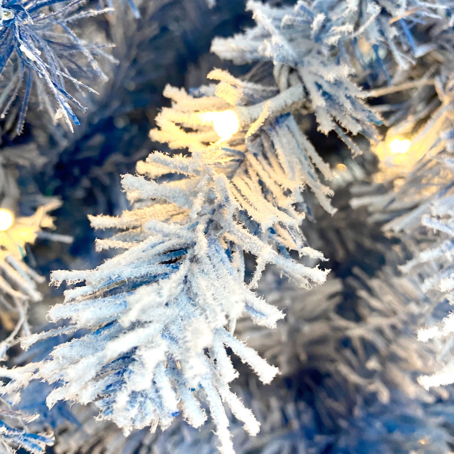 6FT pre ignited hinge chain artificial fir Christmas tree with snowflake - LaTezza Online Shop