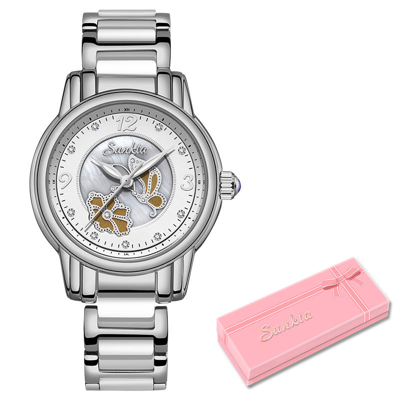 Lige High Quality Ceramic Watch Ladies Watch Exquisite Waterproof Watch - LaTezza Online Shop
