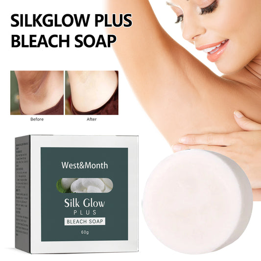 West&Month Silk Glow Plus Bleach Soap, Brightening Cleansing Moisturizing Bath Soap - LaTezza Online Shop