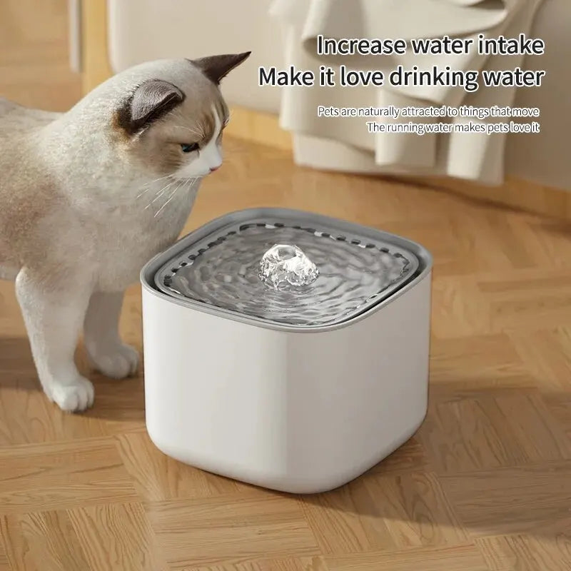 3L Large Capacity Canine Cat Dog Pet Circulating Filter Pet Fountain Feeder Automatic Water Dispenser with USB Port for Pets - LaTezza Online Shop
