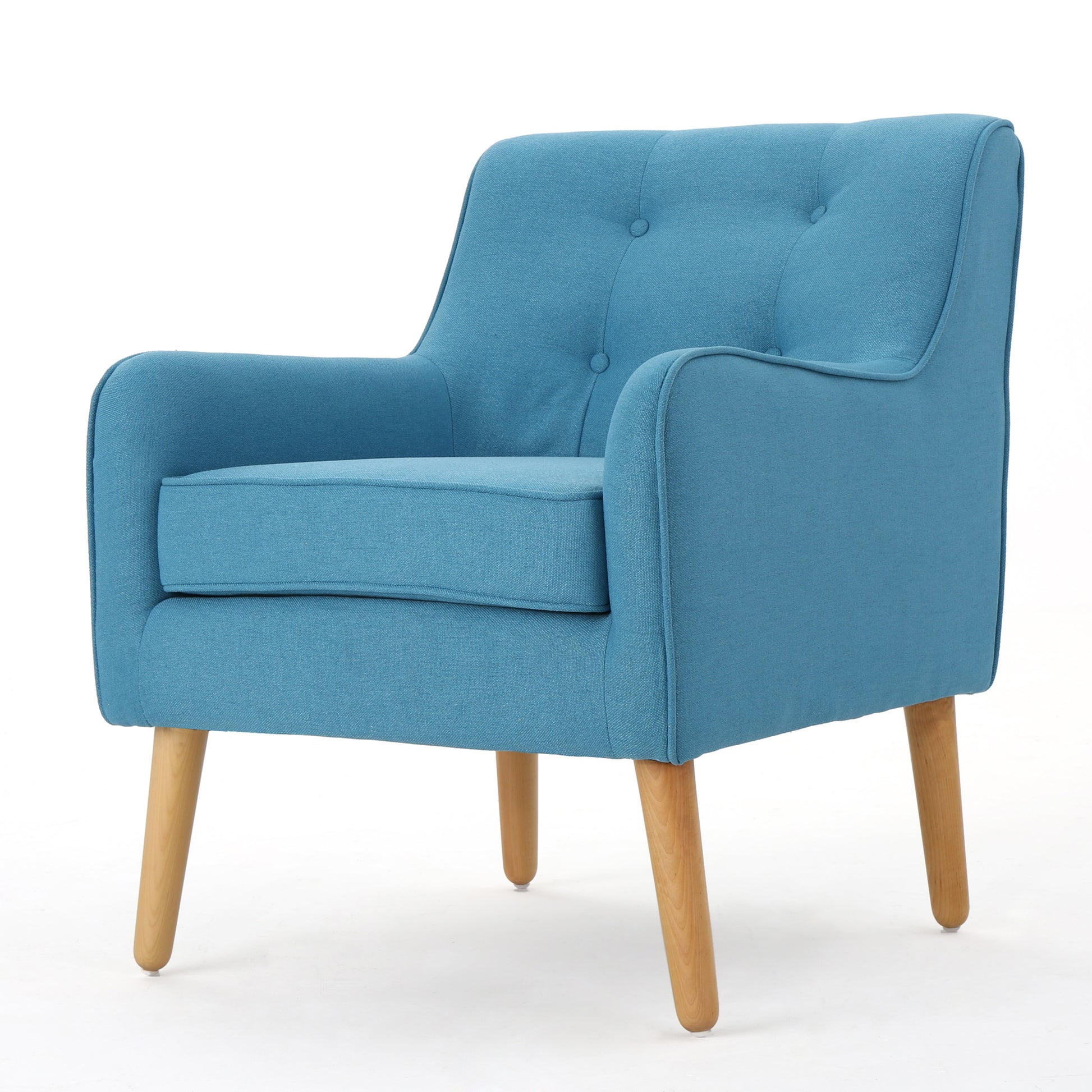 Light Blue Midcentury Modern Arm Chair for Living Room - LaTezza Online Shop