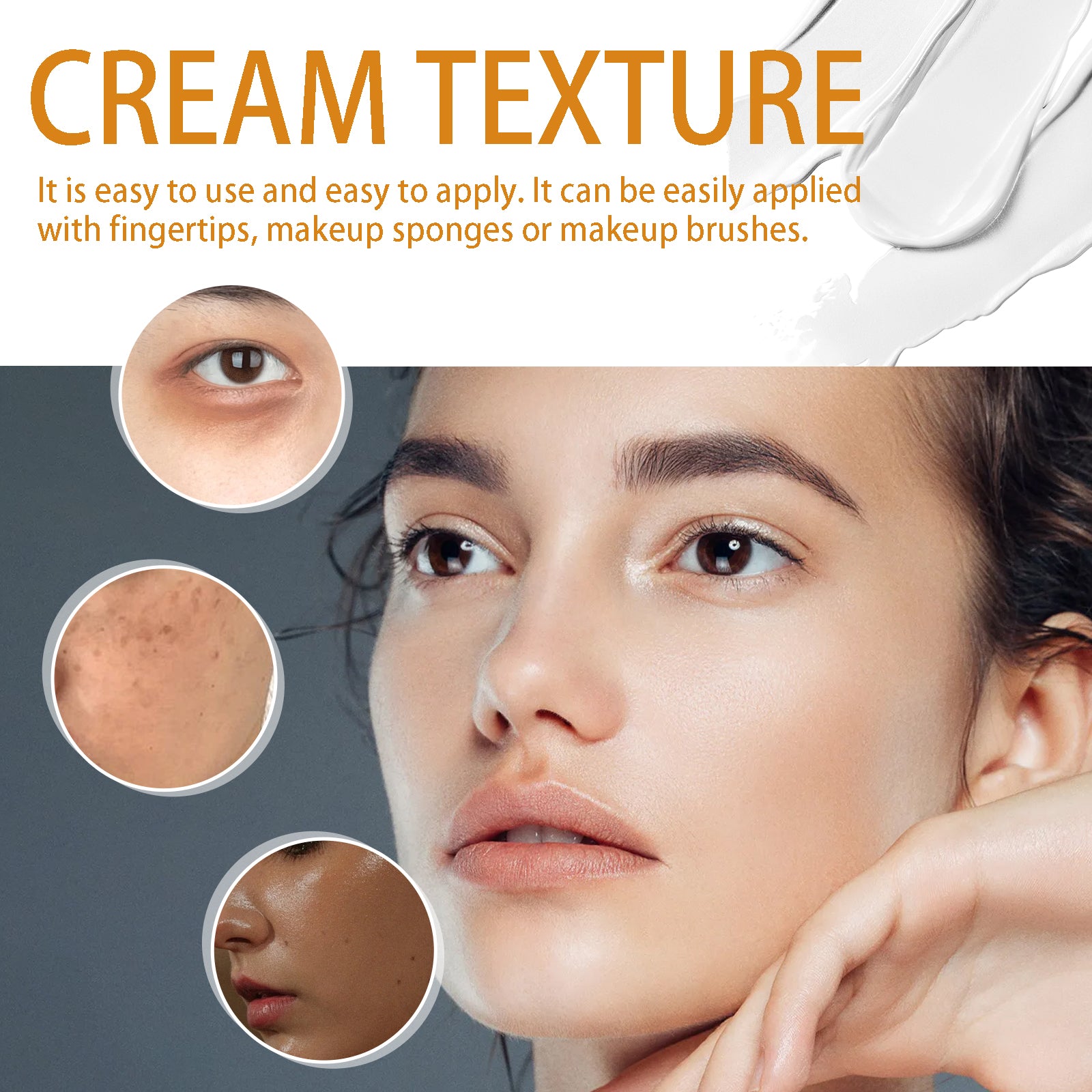 West&Month Foundation Cream, Natural Adherence To Non-Greasy Brightening Skin Color Concealer Moisturizing Makeup Cream - LaTezza Online Shop