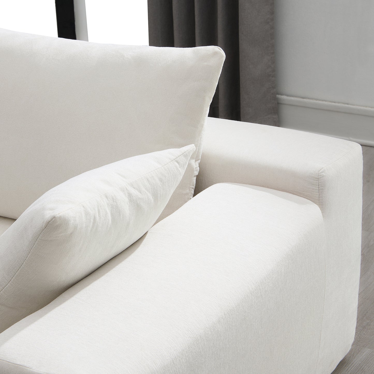 109*68" Modular Sectional Living Room Sofa Set Modern Minimalist Style Couch White - LaTezza Online Shop
