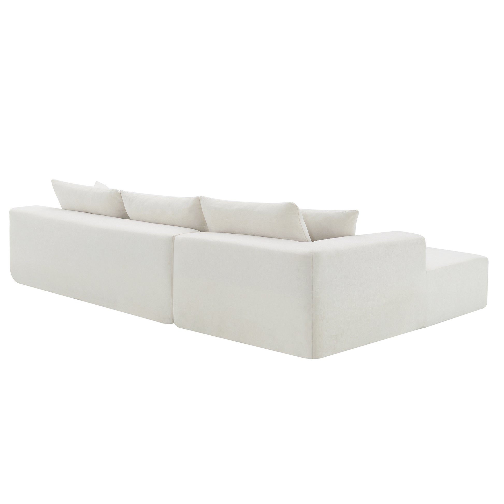 109*68" Modular Sectional Living Room Sofa Set Modern Minimalist Style Couch White - LaTezza Online Shop