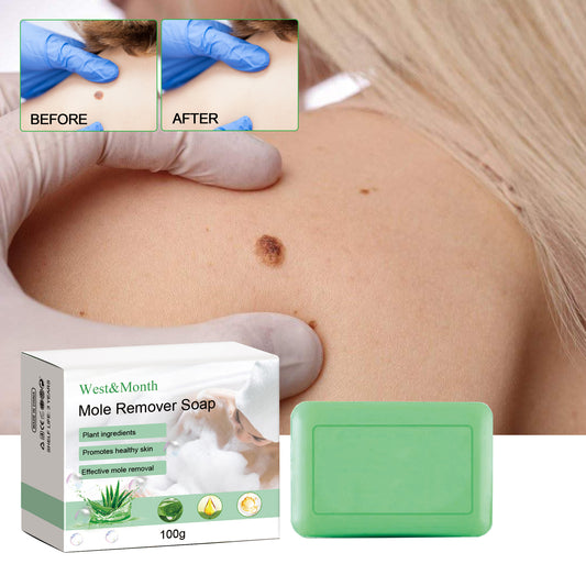 West&Month Mole Remover Soap, Repair Meat Granules Corns And Dark Moles, Smooth Skin Anti-wart Cleansing Soap - LaTezza Online Shop