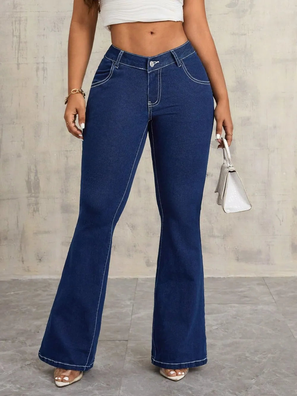 Flare Jeans with Pockets - LaTezza Online Shop
