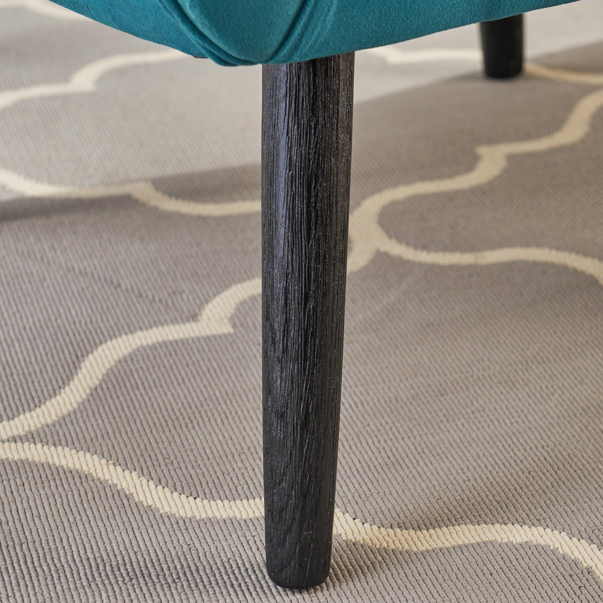ARM CHAIR Accent Chair Teal Tufted Velvet Wing Back Chair - LaTezza Online Shop