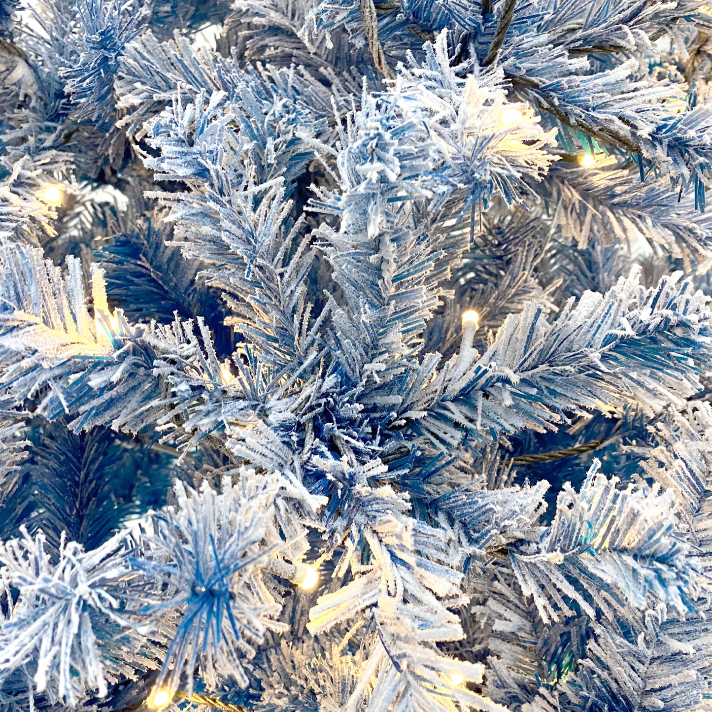 6FT pre ignited hinge chain artificial fir Christmas tree with snowflake - LaTezza Online Shop