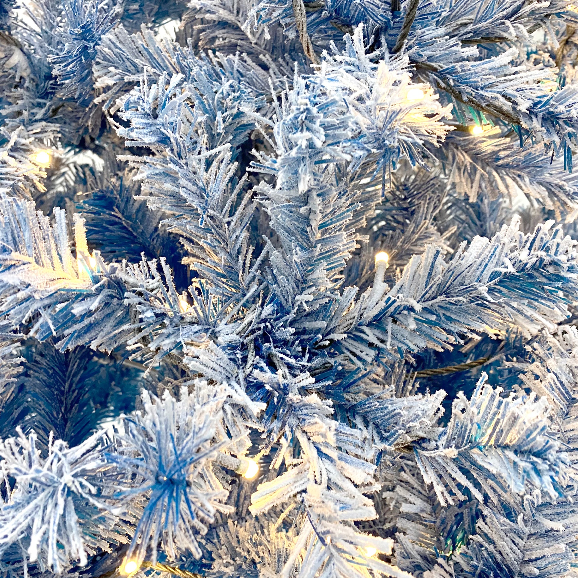 6FT pre ignited hinge chain artificial fir Christmas tree with snowflake - LaTezza Online Shop