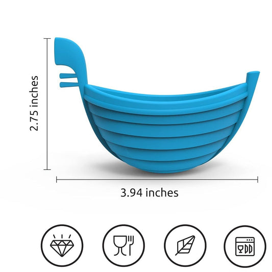 Water wave egg boat water boiled egg maker mold silicone DIY ship boiled egg maker DIY cake frying mold - LaTezza Online Shop