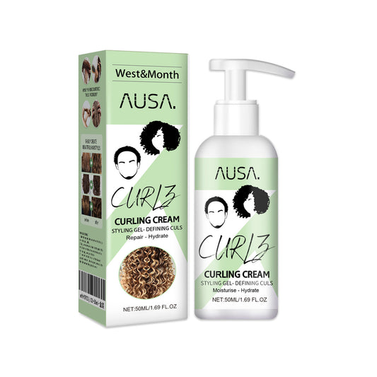 West&Month Curly Hair Elastin, Moisturizing Curly Hair Styling Fluffy Elastic Strong Hair Smoothing Frizz And Hair Care - LaTezza Online Shop