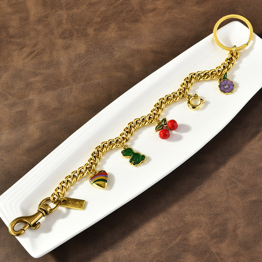 Multi-Color Fashion Personality Car Key Ring Pendant - LaTezza Online Shop