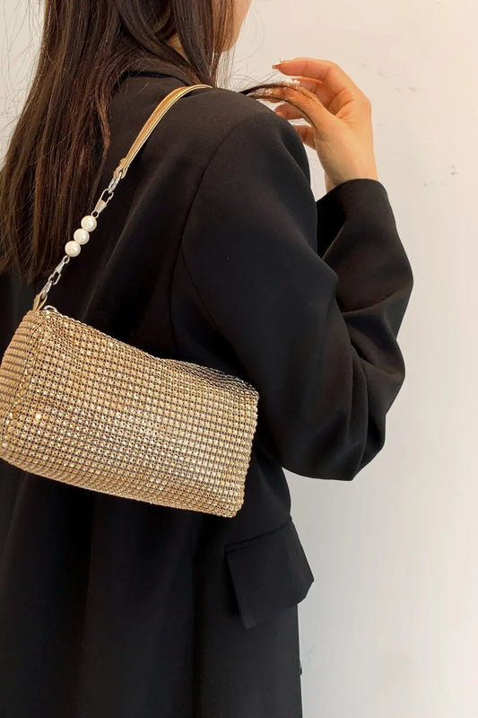 Openwork Crossbody Bag with Removable Strap - LaTezza Online Shop