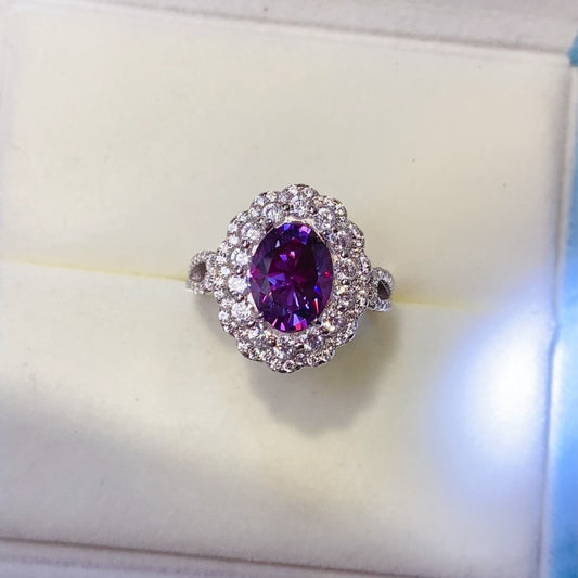 2 Carat Moissanite 925 Sterling Silver Ring - LaTezza Online Shop