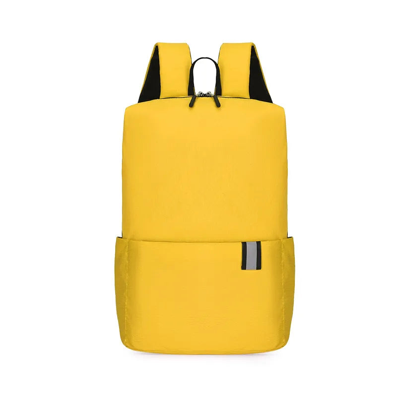Solid Color Nylon Backpack Bag - LaTezza Online Shop