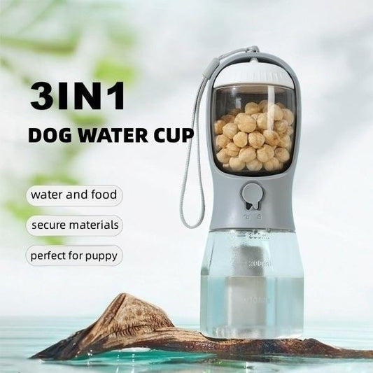 Dog Water Cup Drinking Food Garbage Bag Three-in-one Portable Small Multi-functional Pet Supplies - LaTezza Online Shop