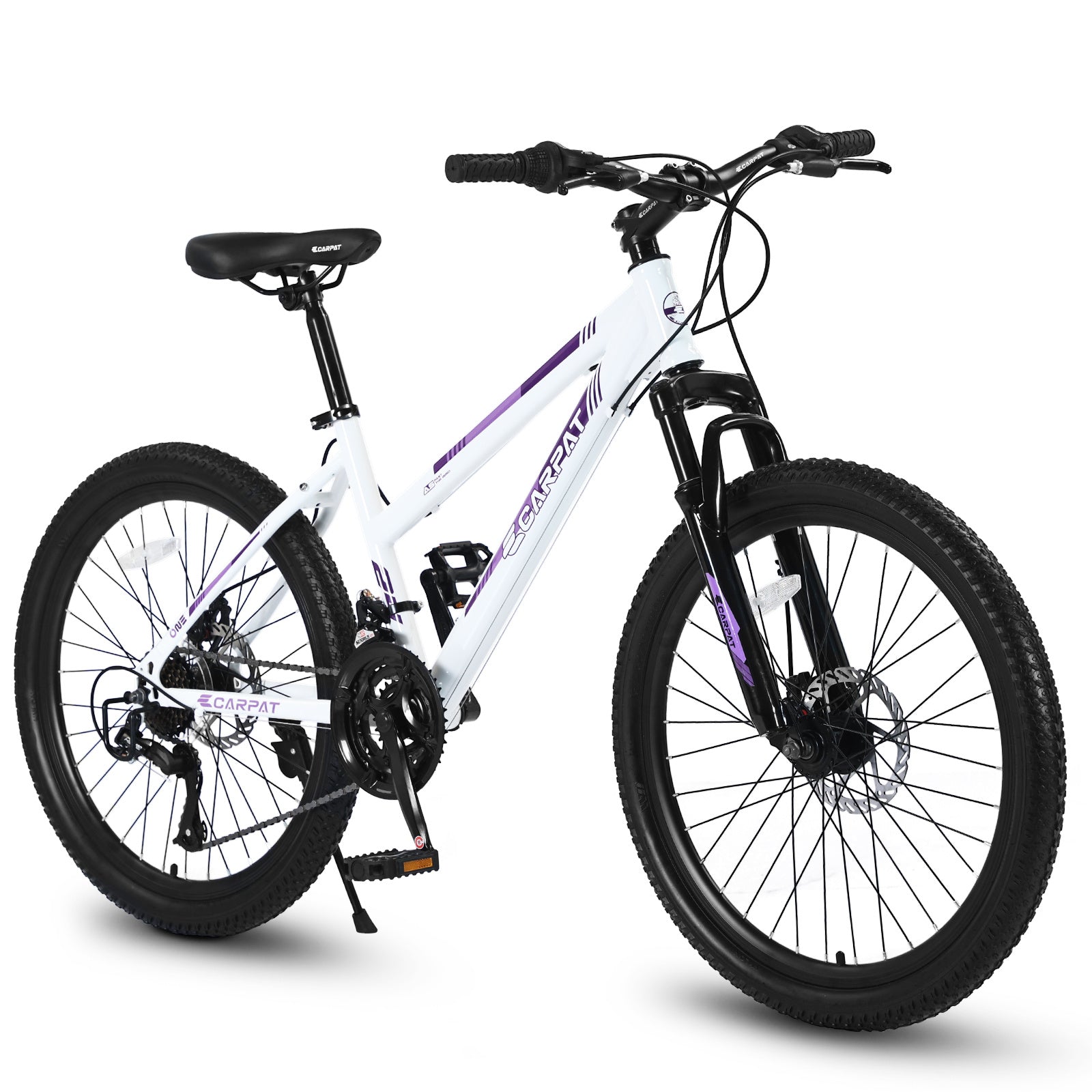 24 Inch Mountain Bike Shimano 21 Speeds With Dual Disc Brakes And 100mm Front Suspension - LaTezza Online Shop