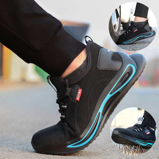Steel Toe Shoes For Men Work Safety Shoes Nonslip Indestructible Sneakers - LaTezza Online Shop