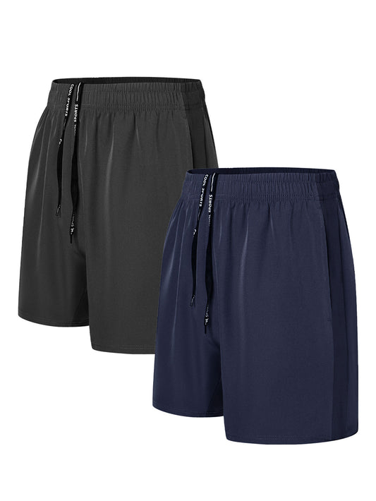 Men's Sweatpants - 3 Points Quick-dry 2 Pairs Of Black Zhangqing - LaTezza Online Shop