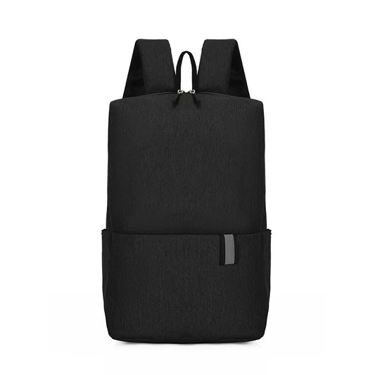 Solid Color Nylon Backpack Bag - LaTezza Online Shop