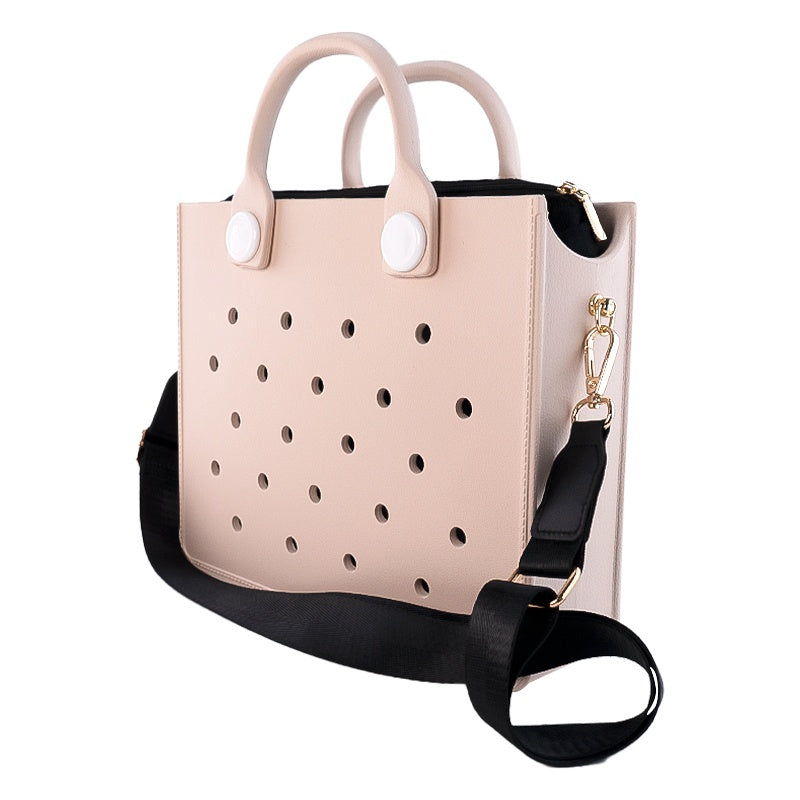 Waterproof EVA Handbag Punching Women's Tote Bags With Shoulder Strap Beach Bag