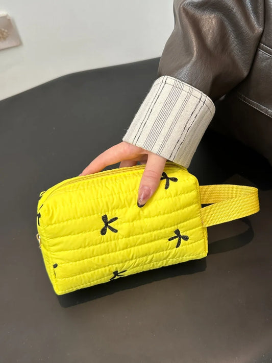 Texture Contrast Bow Wristlet - LaTezza Online Shop