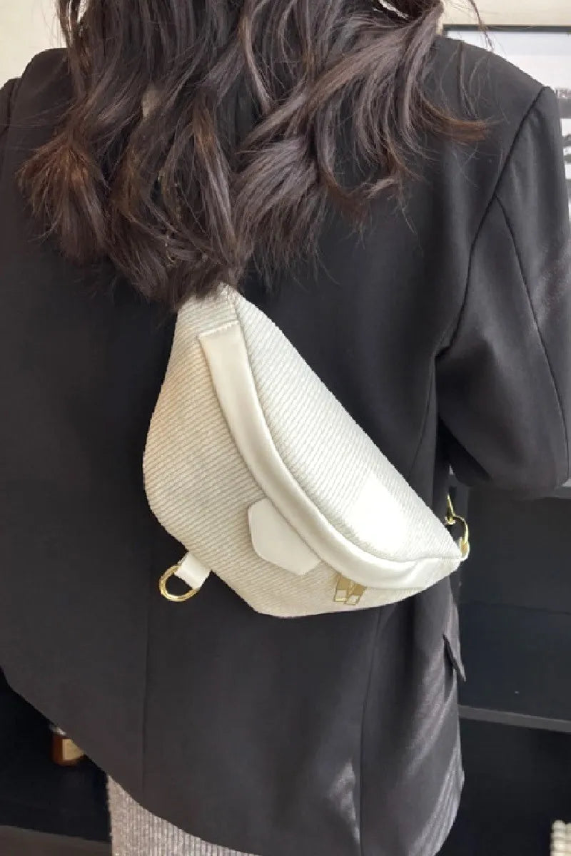Zenana Corduroy Crossbody Bag with Removable Strap - LaTezza Online Shop