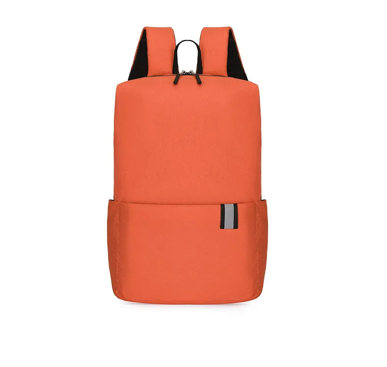 Solid Color Nylon Backpack Bag - LaTezza Online Shop
