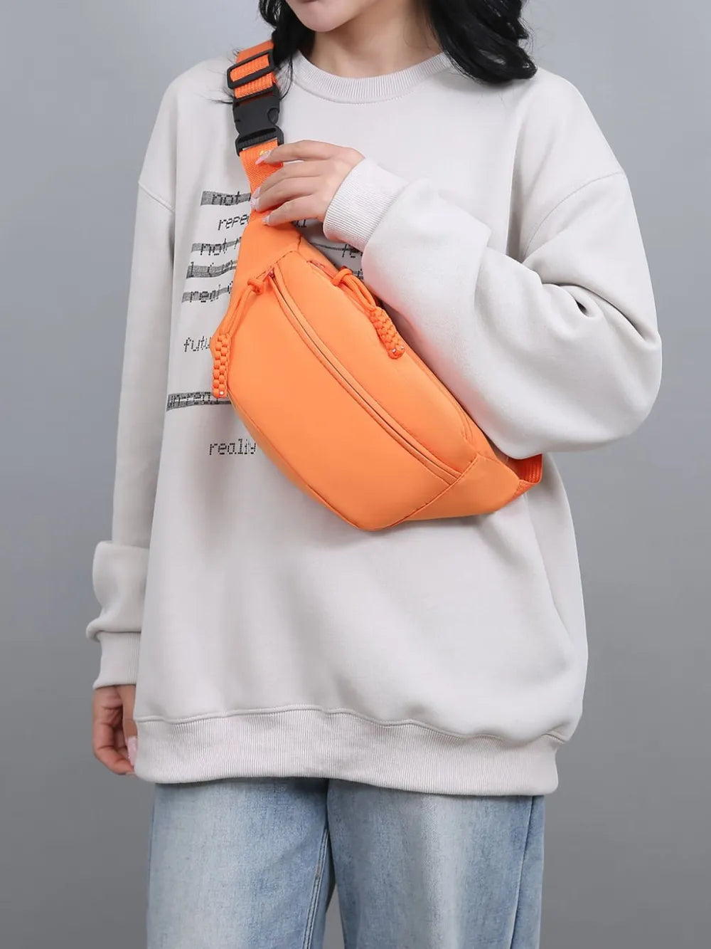 Oxford Cloth Adjustable Strap Sling Bag - LaTezza Online Shop