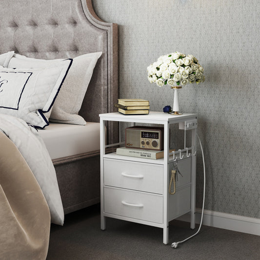Bedside Table With Charging - LaTezza Online Shop
