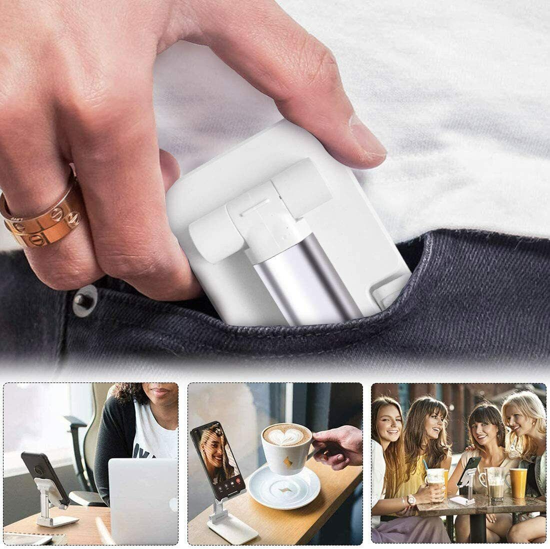 Cell Phone Stand Desktop Holder Tablet Stand Mount Mobile Phone Desktop Tablet Holder Table Cell Foldable Extend Support Desk Mobile Phone Holder Stand - LaTezza Online Shop