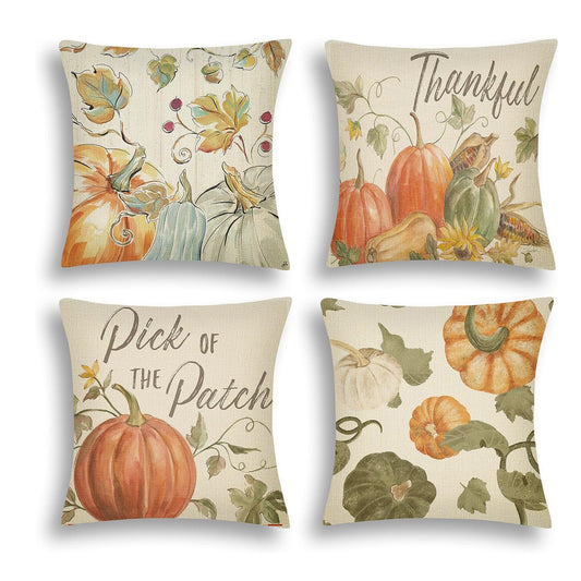 4PCS Thanksgiving Pillow Covers - LaTezza Online Shop