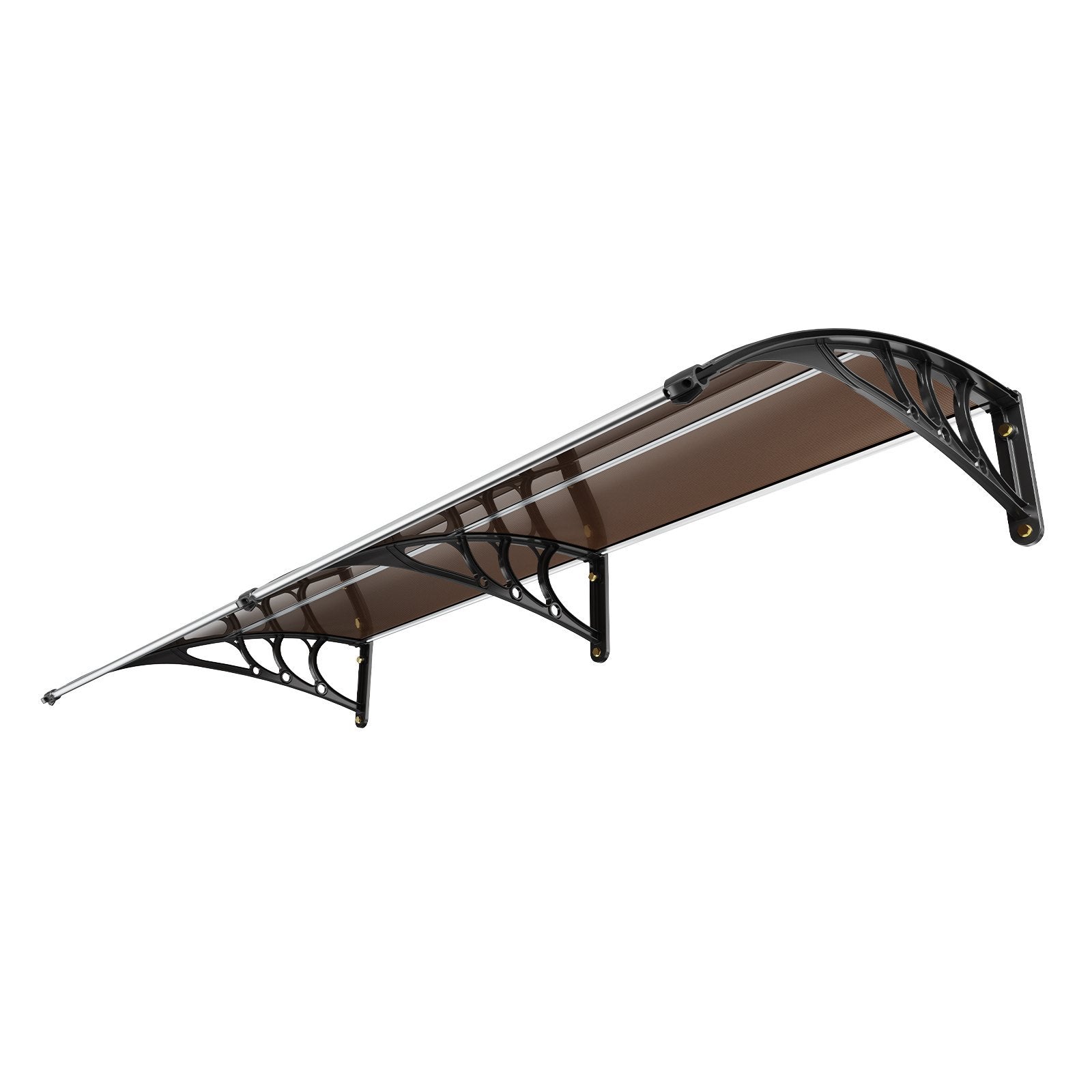 VEVOR Window Door Awning Canopy , UPF 50 Polycarbonate Entry Door Outdoor Window Awning Exterior, Front Door Overhang Awning For Sun Shutter, UV, Rain, Snow Protection, Hollow Sheet - LaTezza Online Shop