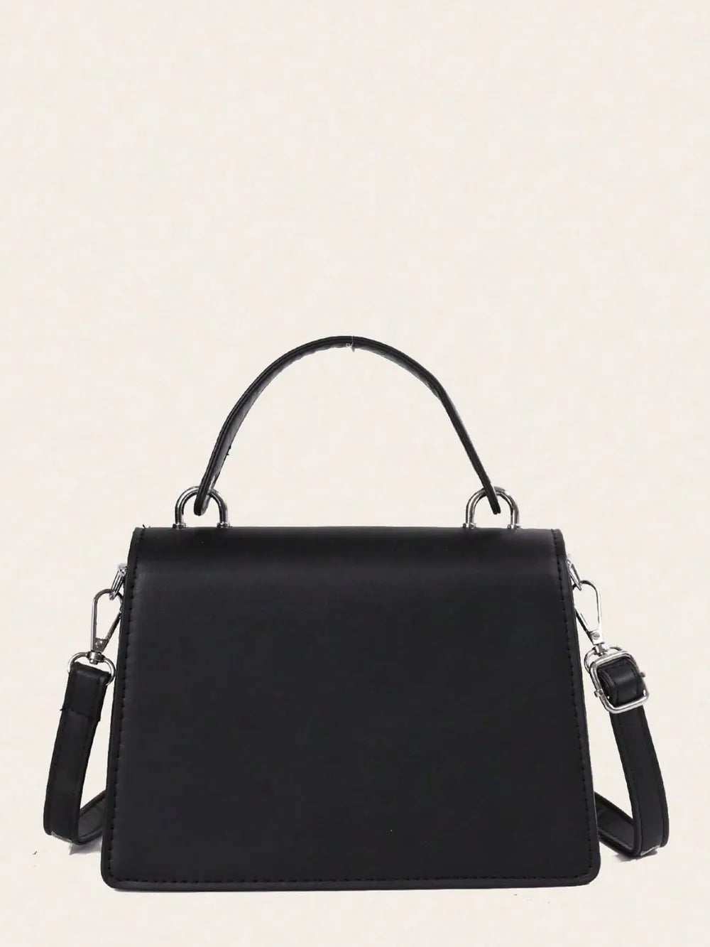 Chain PU Leather Detachable Shoulder Strap Handbag - LaTezza Online Shop