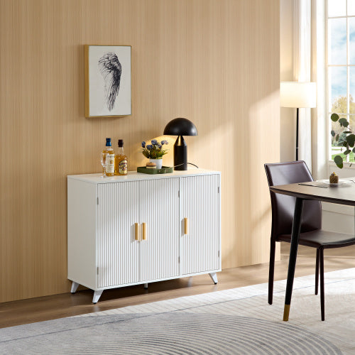 Buffet Cabinet With Wavy Texture - LaTezza Online Shop