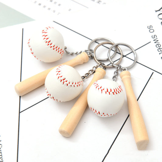 Simulation Baseball Keychain Bat Pendant - LaTezza Online Shop