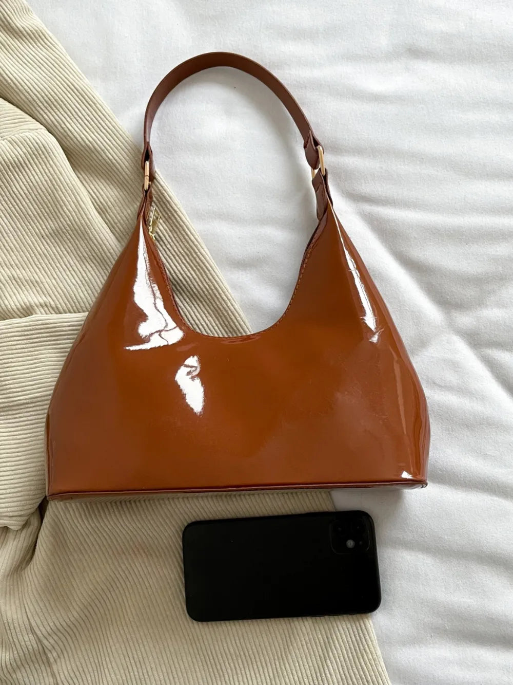 Mirror Surface Shoulder Bag - LaTezza Online Shop