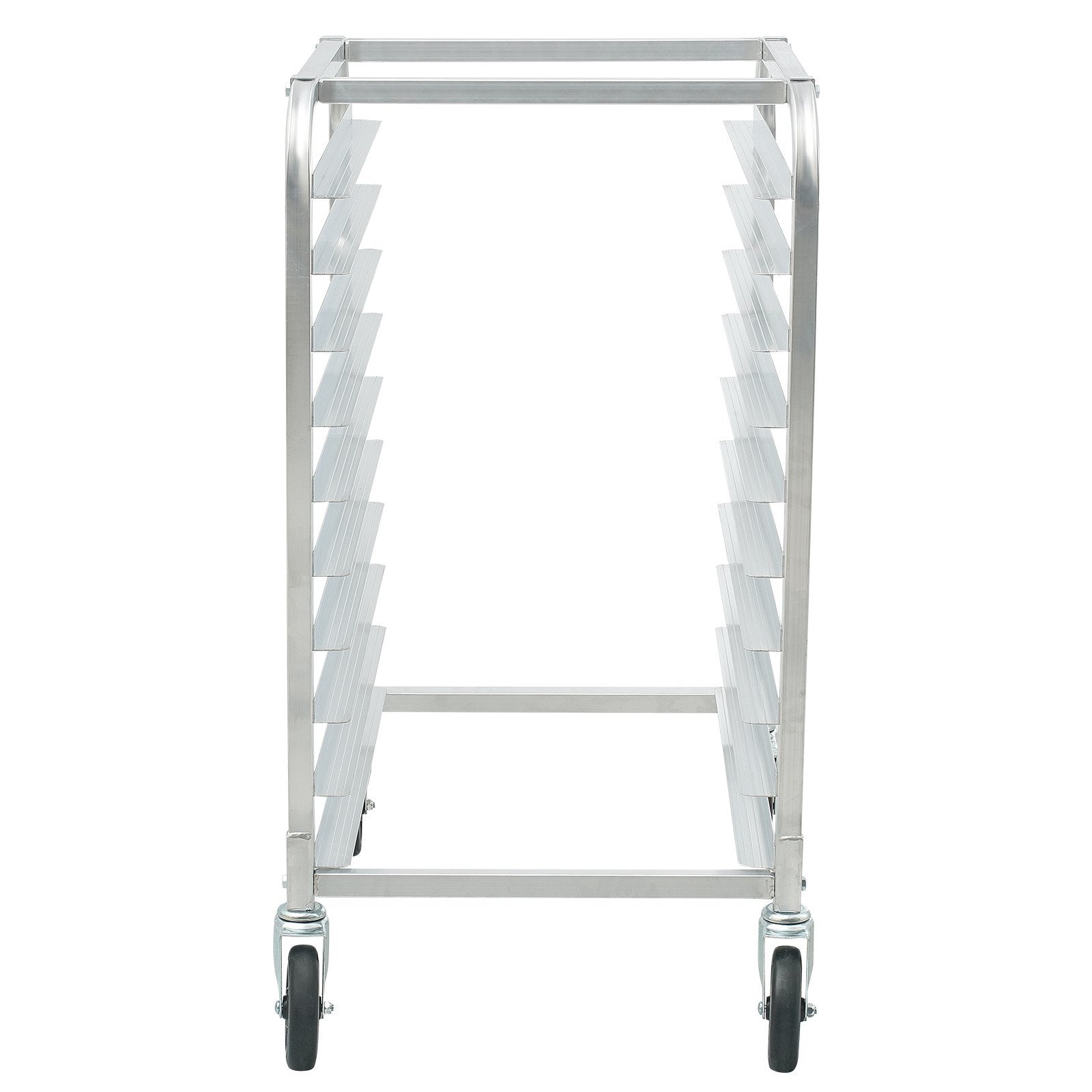 VEVOR Bun Pan Rack, 10-Tier Commercial Bakery Racks With Brake Wheels, Aluminum Racking Trolley Storage For Half & Full Sheet - LaTezza Online Shop