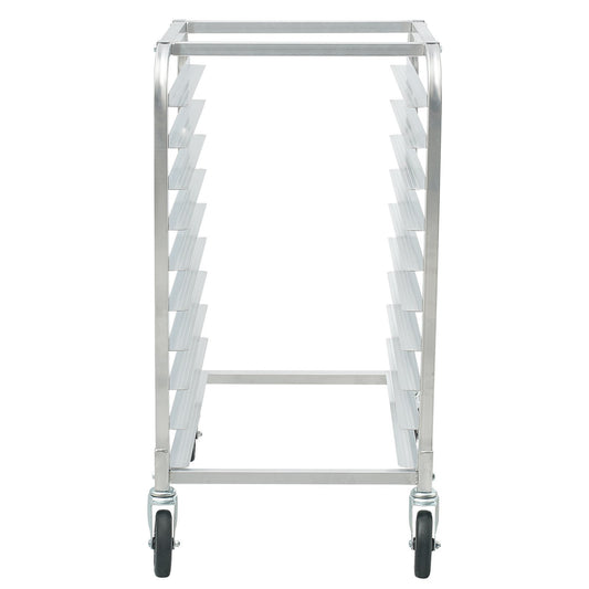 VEVOR Bun Pan Rack, 10-Tier Commercial Bakery Racks With Brake Wheels, Aluminum Racking Trolley Storage For Half & Full Sheet - LaTezza Online Shop
