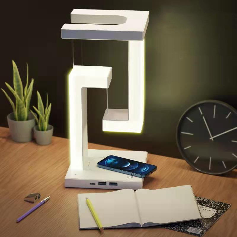 Creative Smartphone Wireless Charging Suspension Table Lamp Balance Lamp Floating For Home Bedroom - LaTezza Online Shop